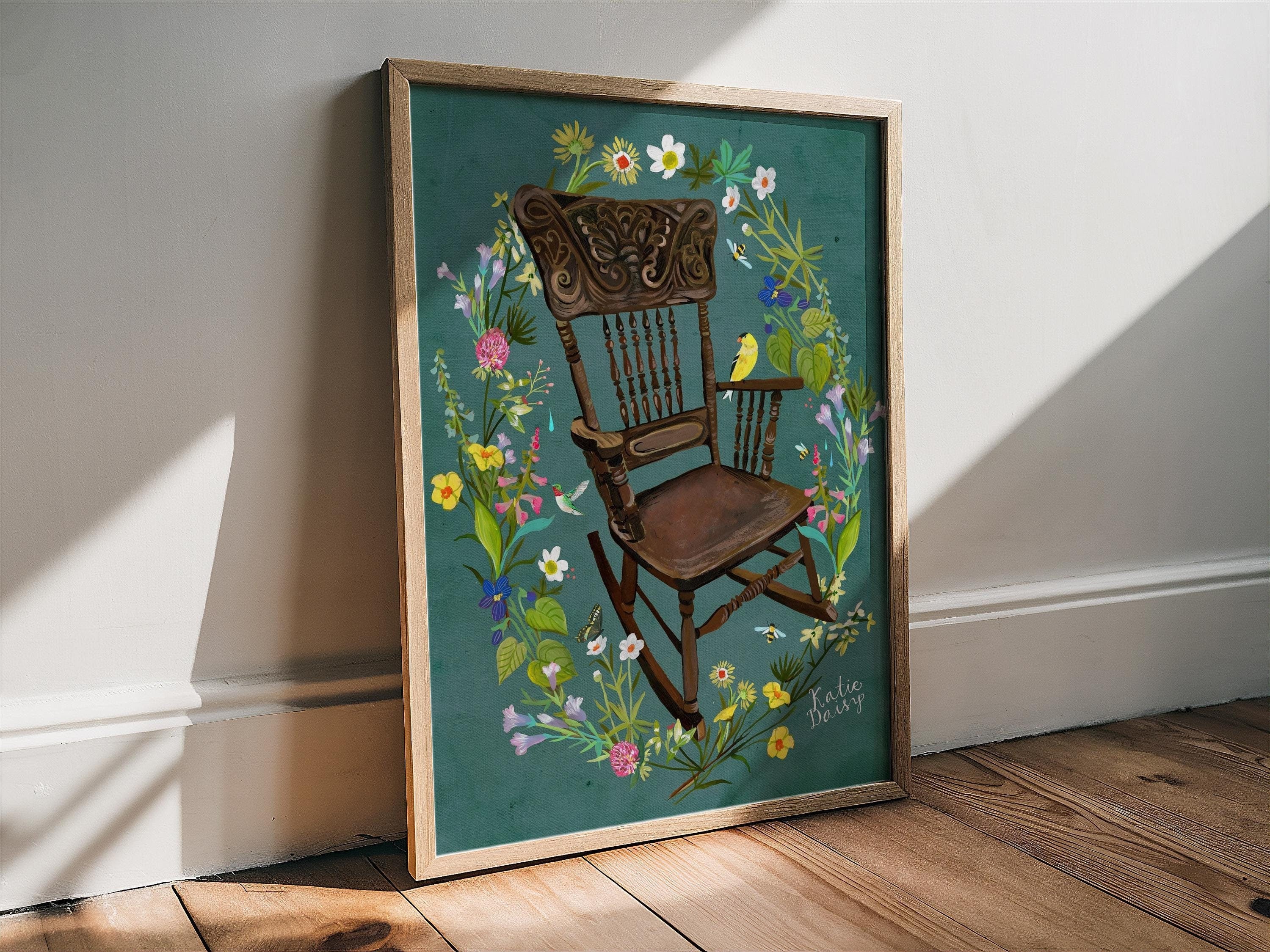 Rocking Chair Art Print