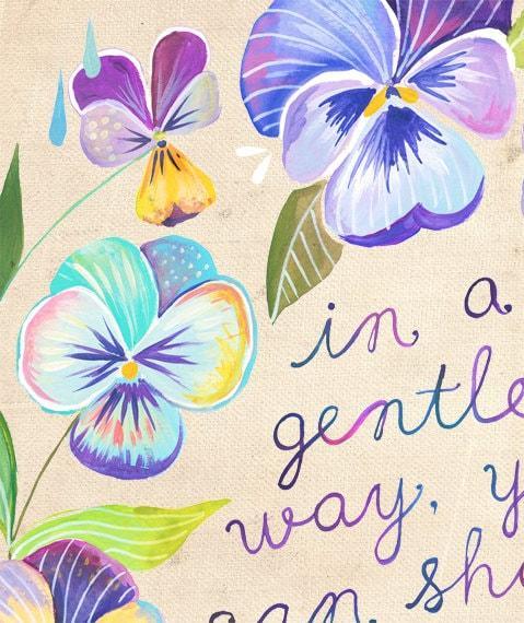 Shake The World Art Print