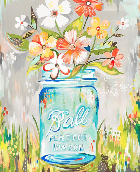 Ball Jar Art Print