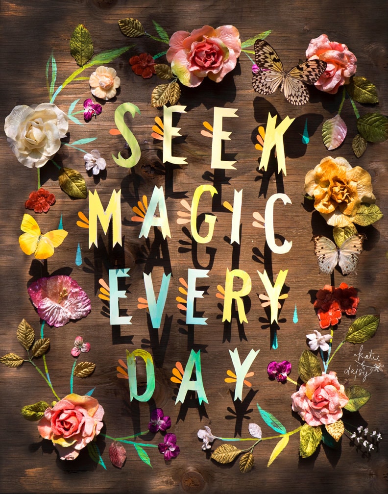 Seek Magic Art Print