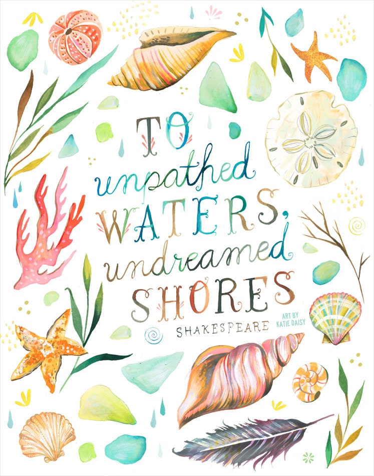 Undreamed Shores Art Print