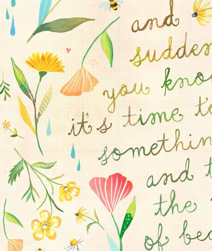 Magic of Beginnings Art Print