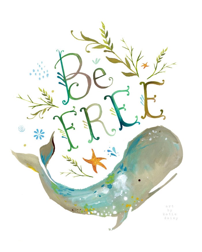 Be Free Art Print