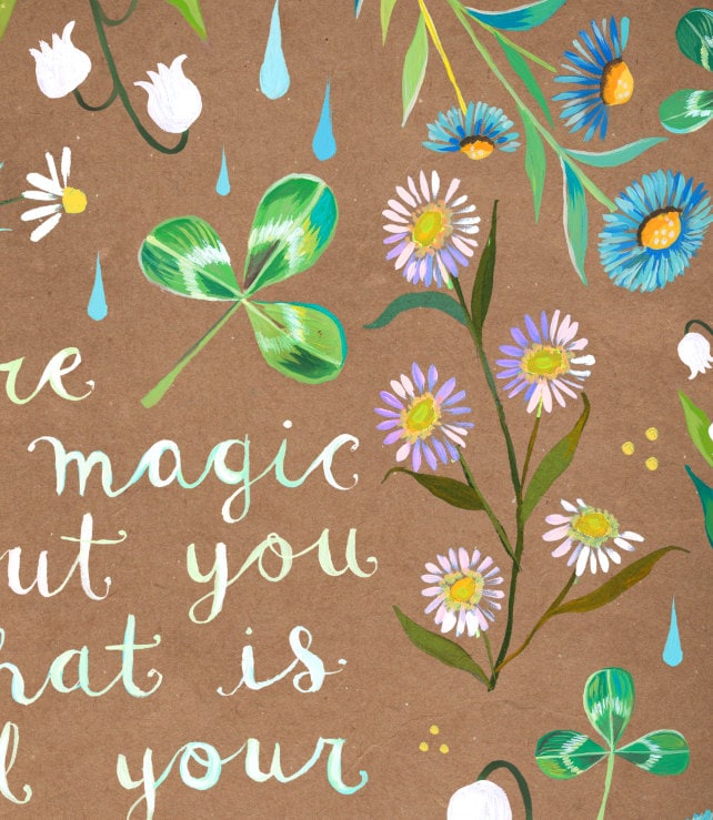 A Magic About You Art Print
