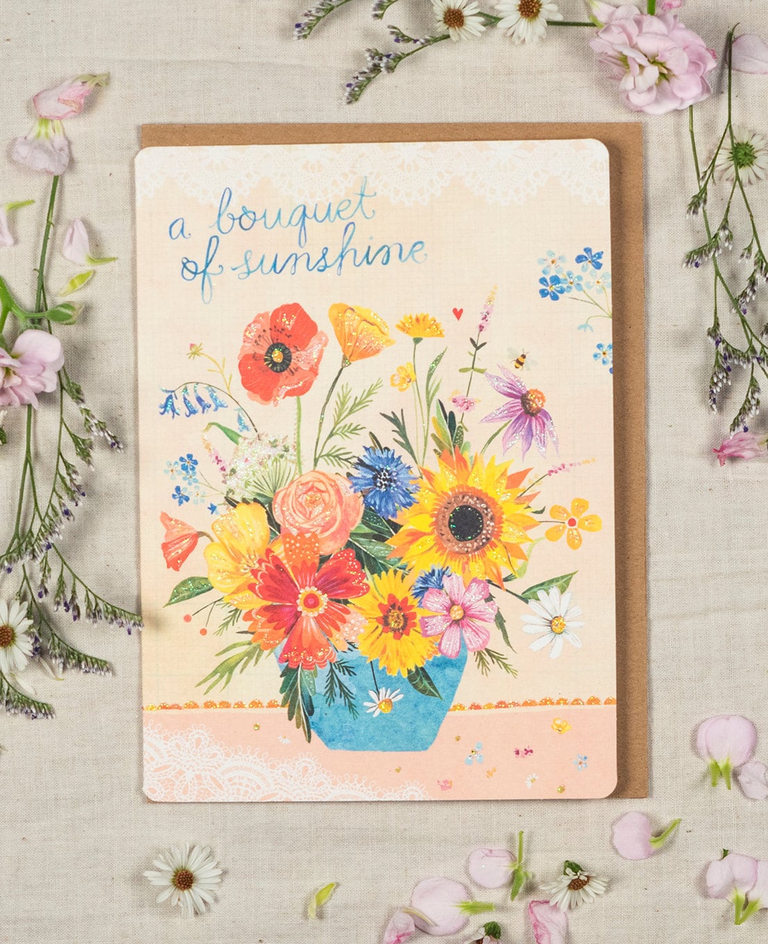 Bouquet of Sunshine - Get Well Card