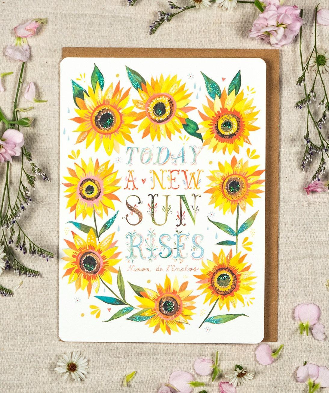 Sun Rises - Greeting Card