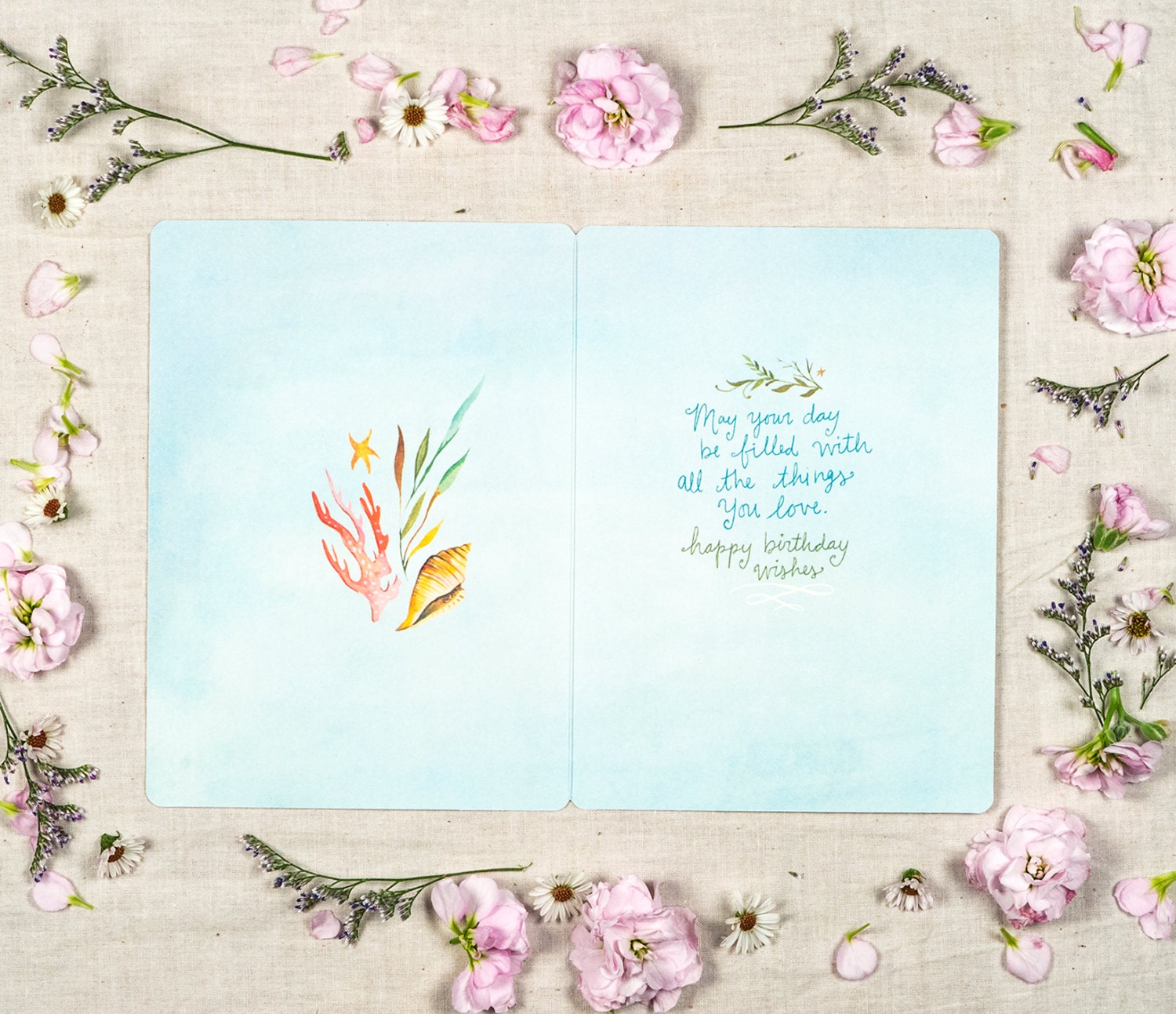 Life Delights in Life Greeting Card