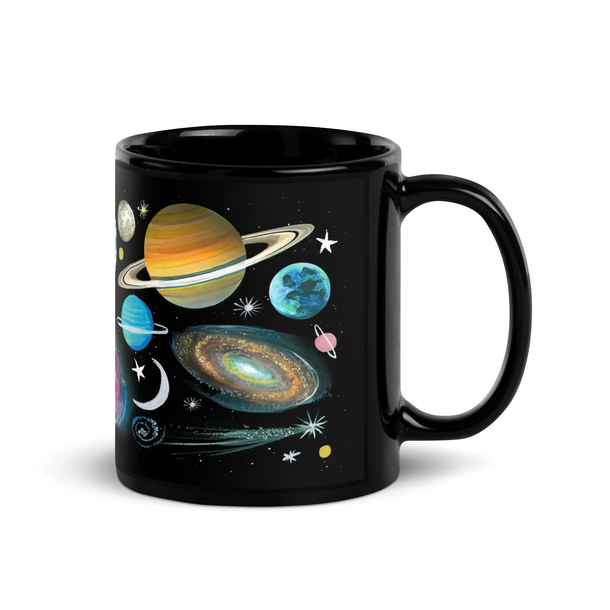 Black Space Mug