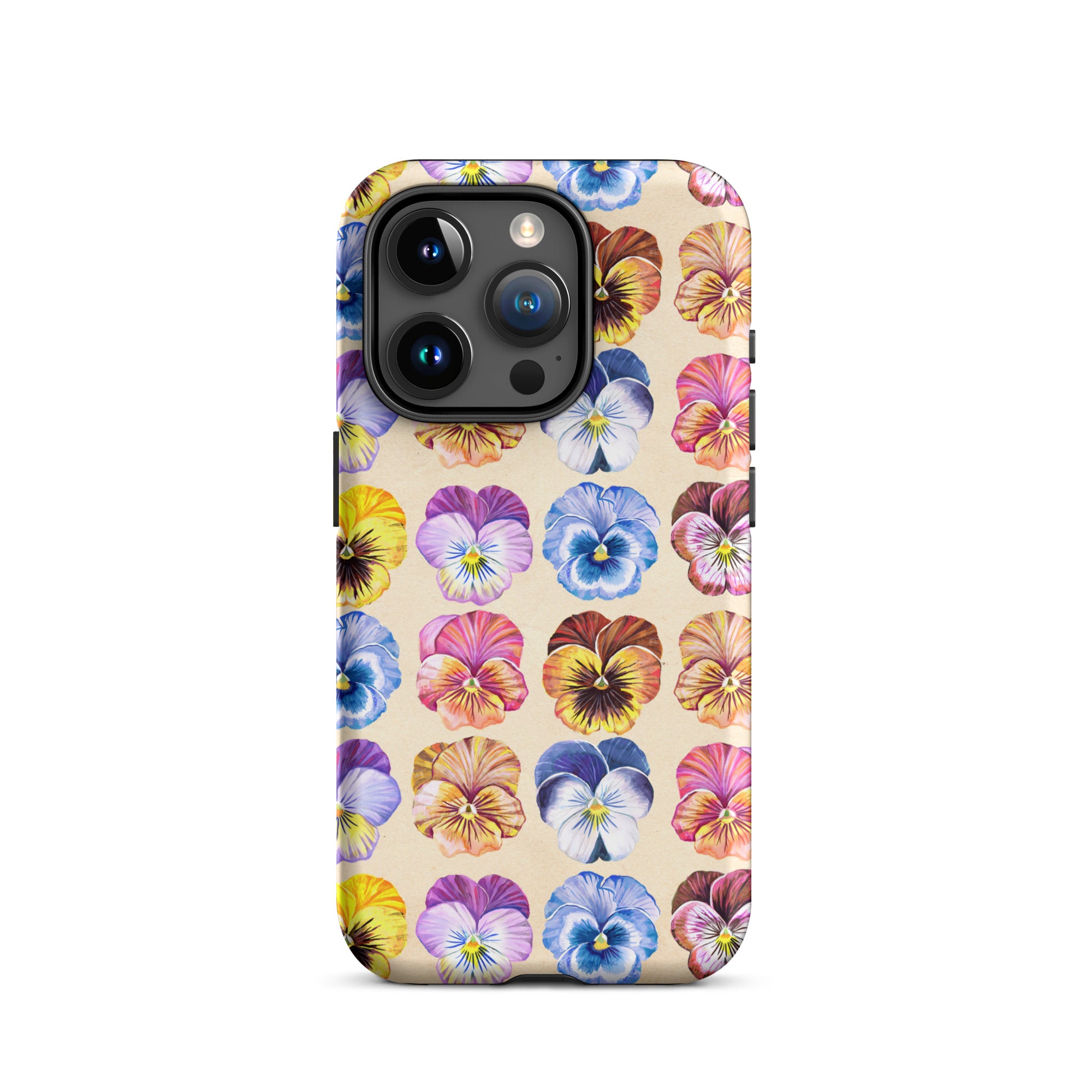 Pansy Tough Case for iPhone® iPhone 15 Pro