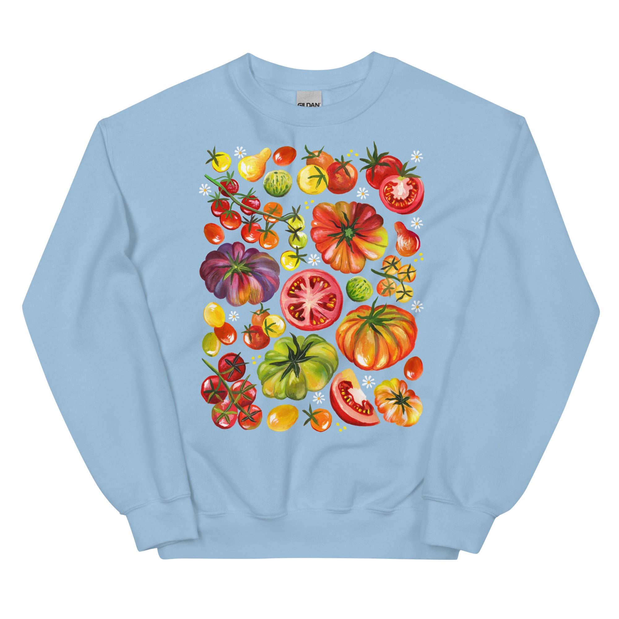 Tomatoes Unisex Sweatshirt Light Blue