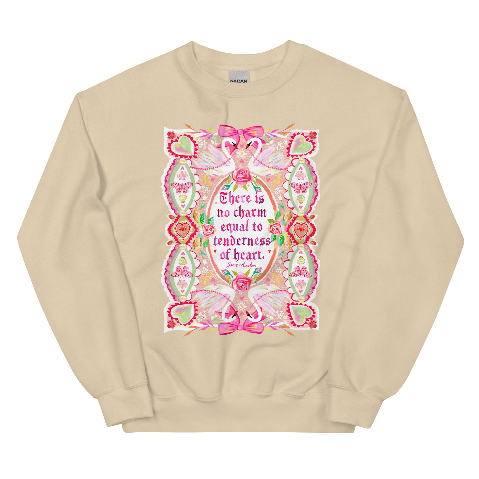 Tenderness of Heart Unisex Sweatshirt Sand