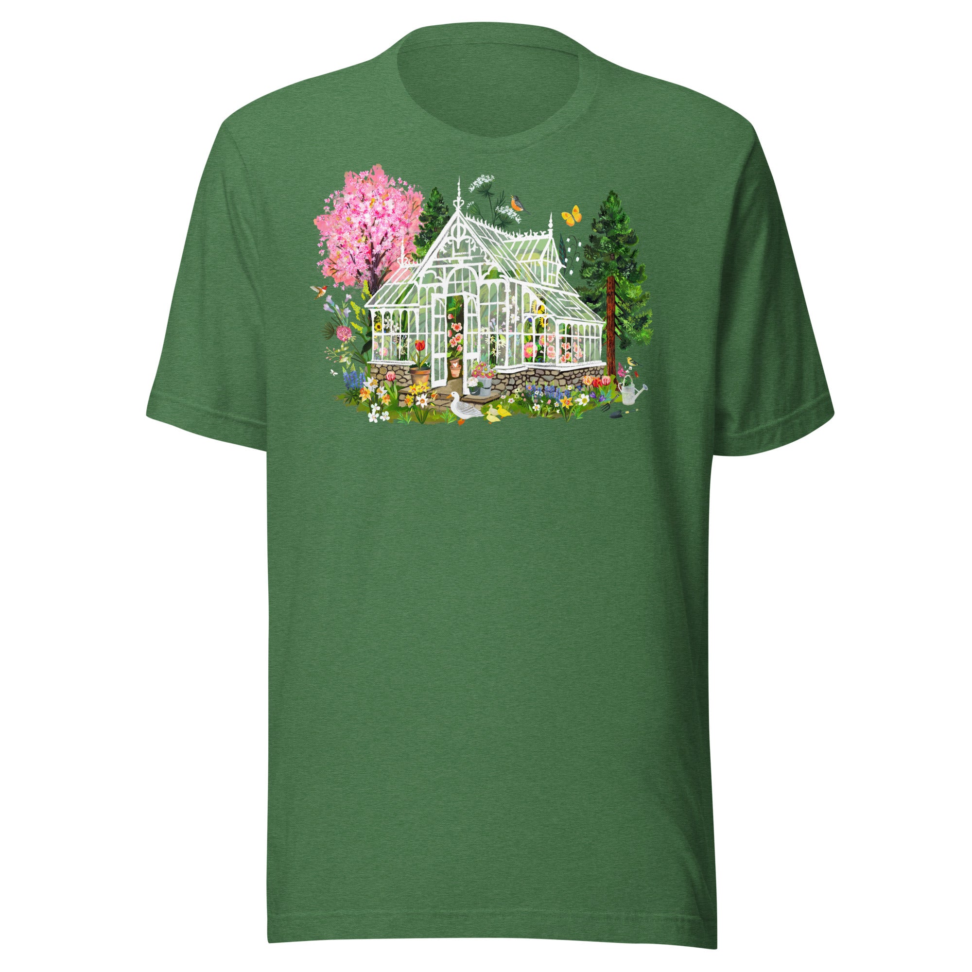 Greenhouse Unisex t-shirt Heather Grass Green