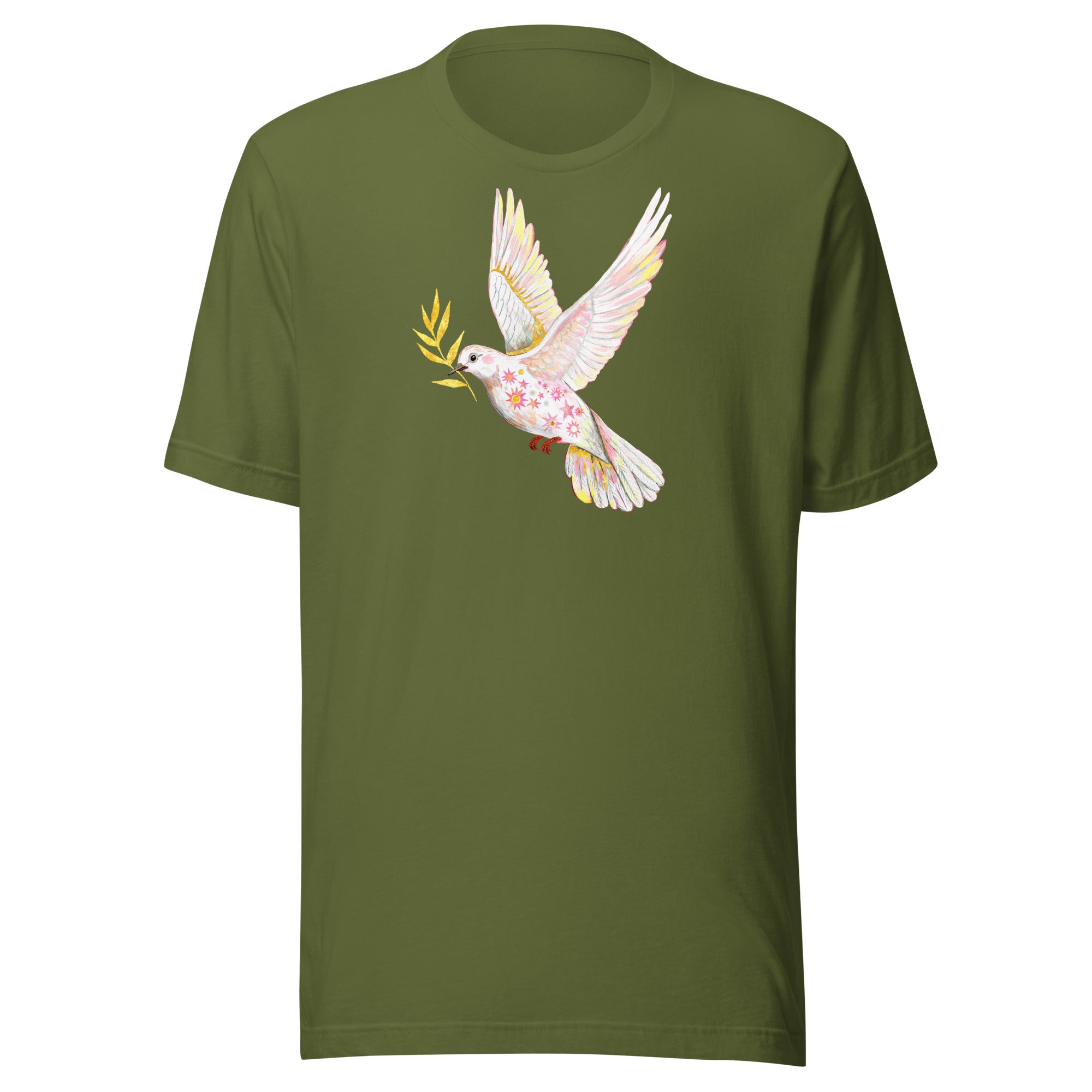 Dove Unisex t-shirt Olive