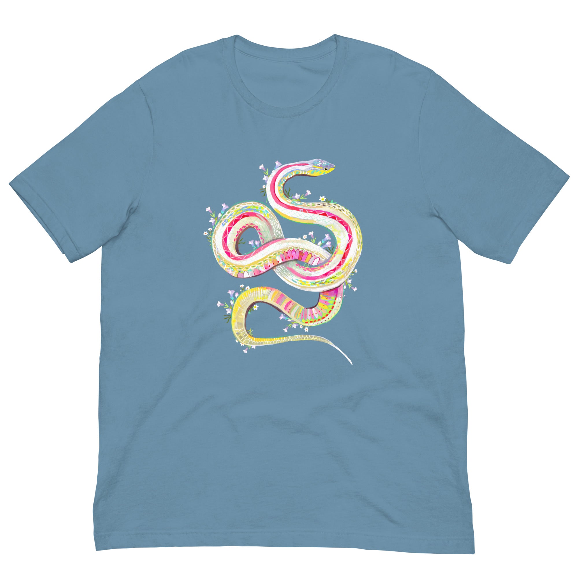 Candy Snake T-Shirt Steel Blue