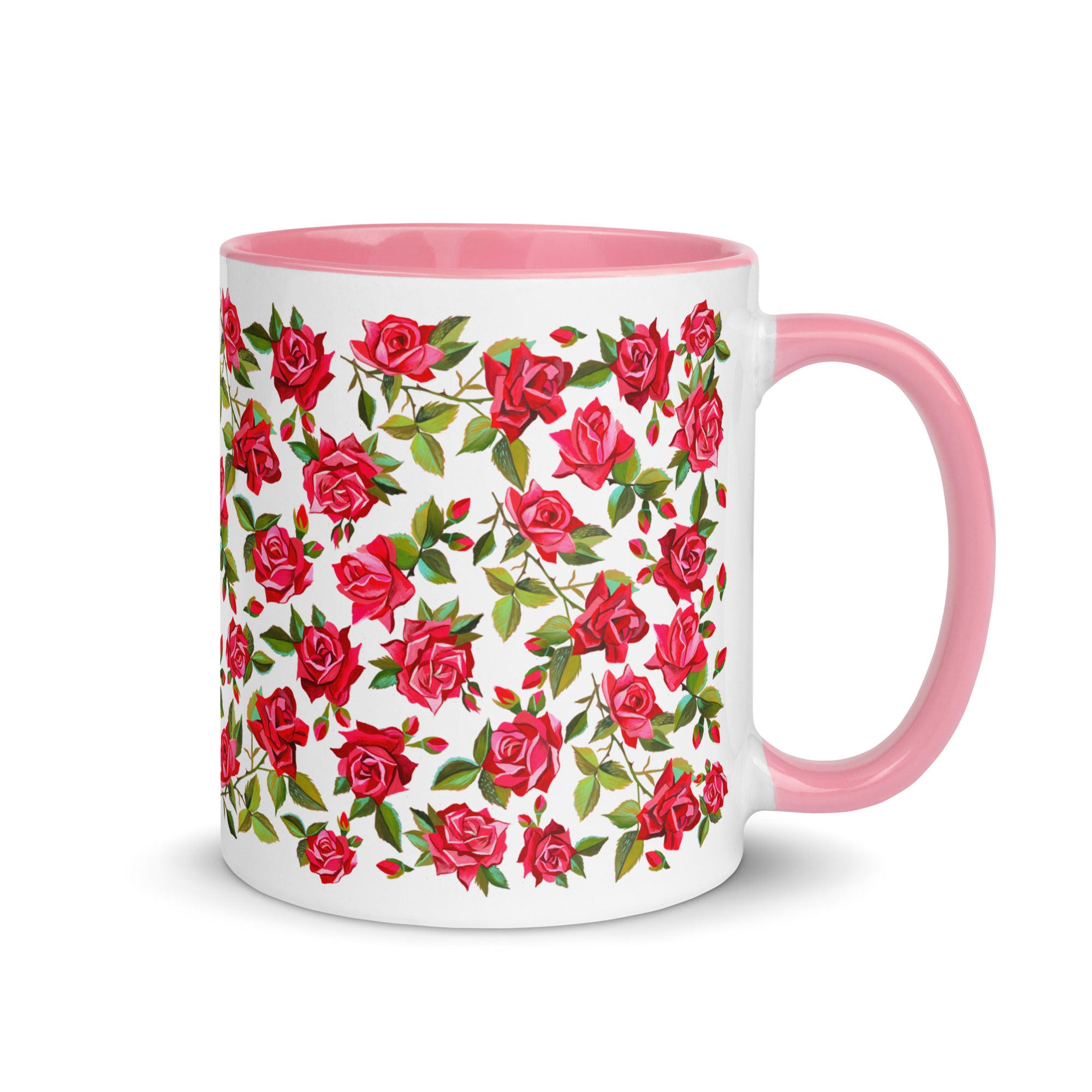 Roses Mug Pink