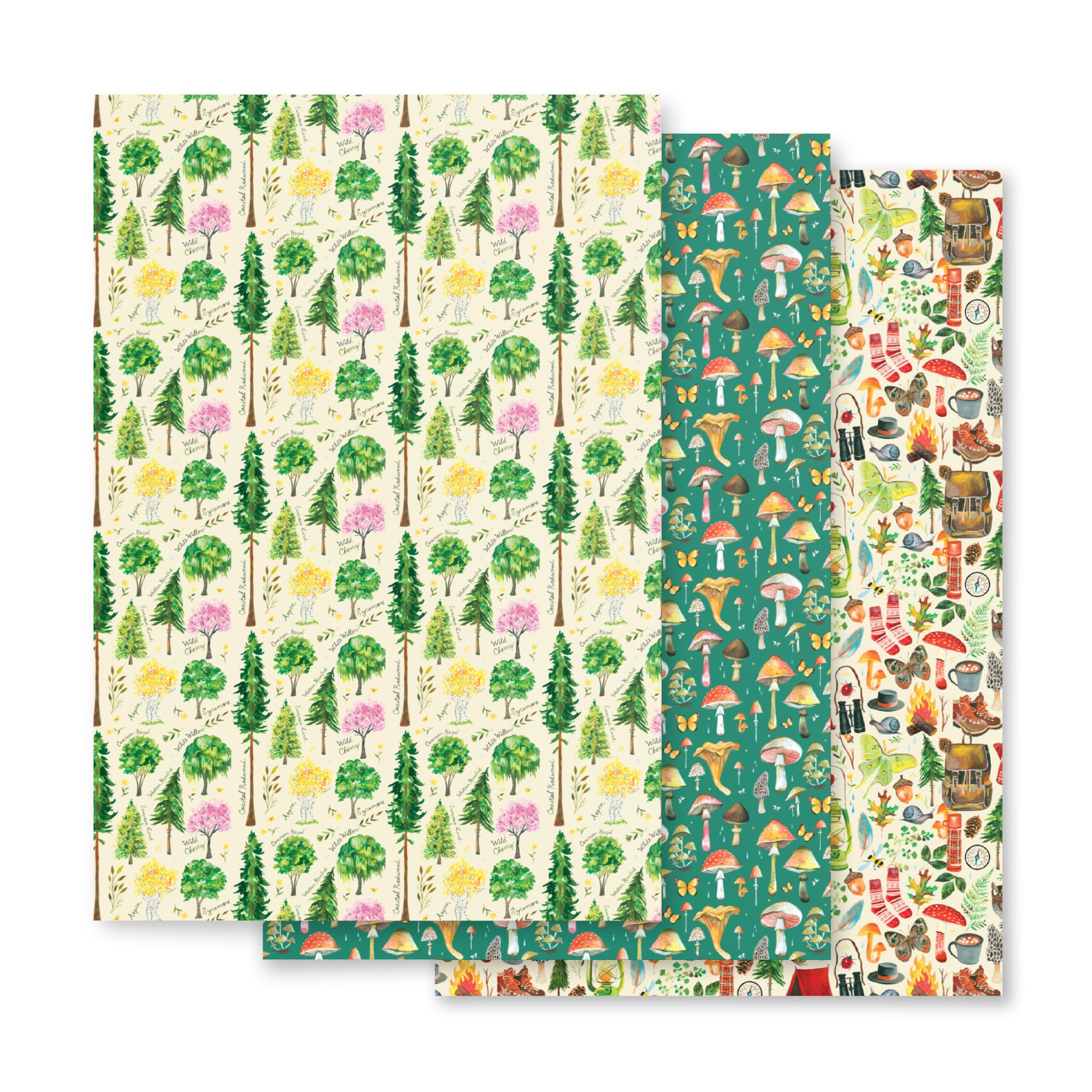 Outdoorsy Gift Wrap Sheets