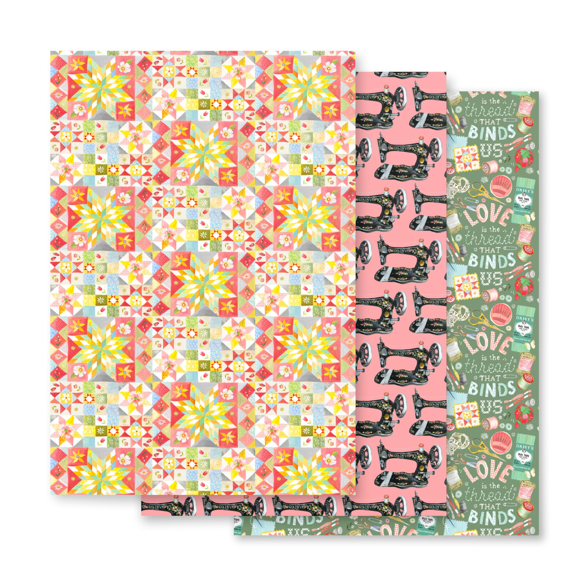 Sewing Gift Wrap Sheets