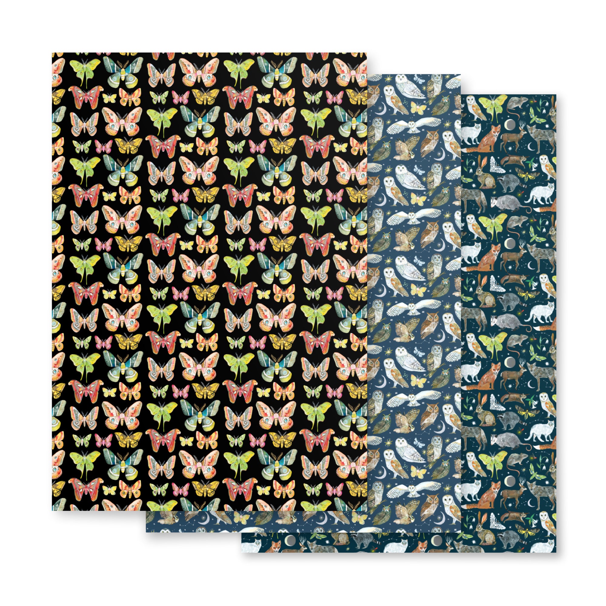 Night Creatures Gift Wrap Sheets Default Title