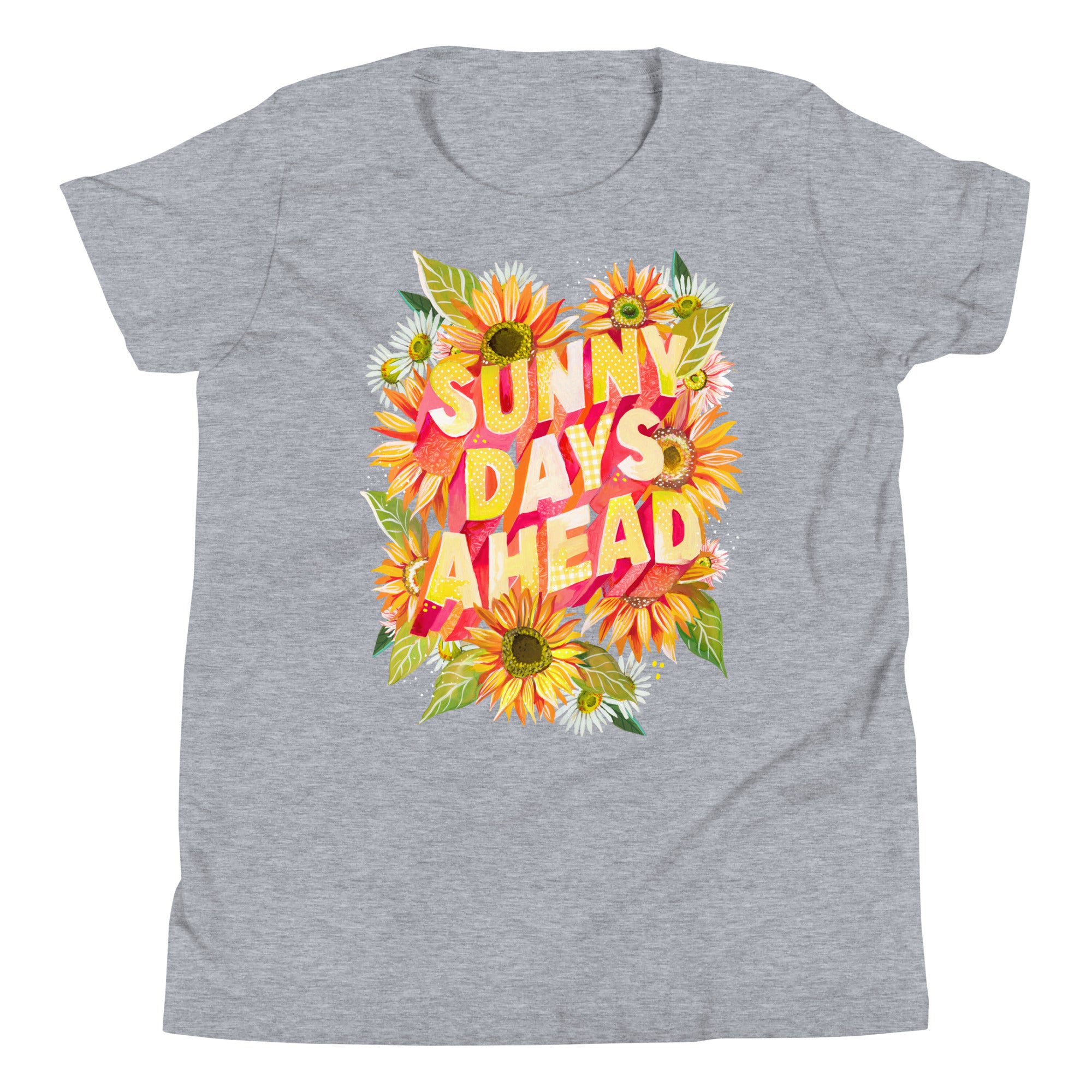 Sunny Days Ahead Youth T-Shirt Athletic Heather