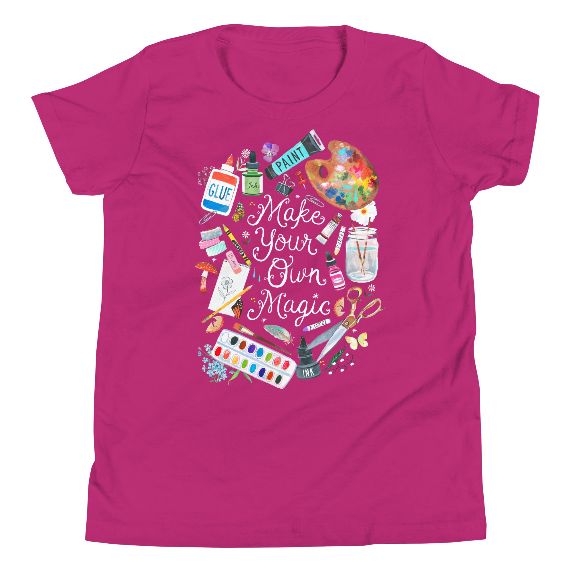 Make Your Own Magic Youth T-Shirt Berry