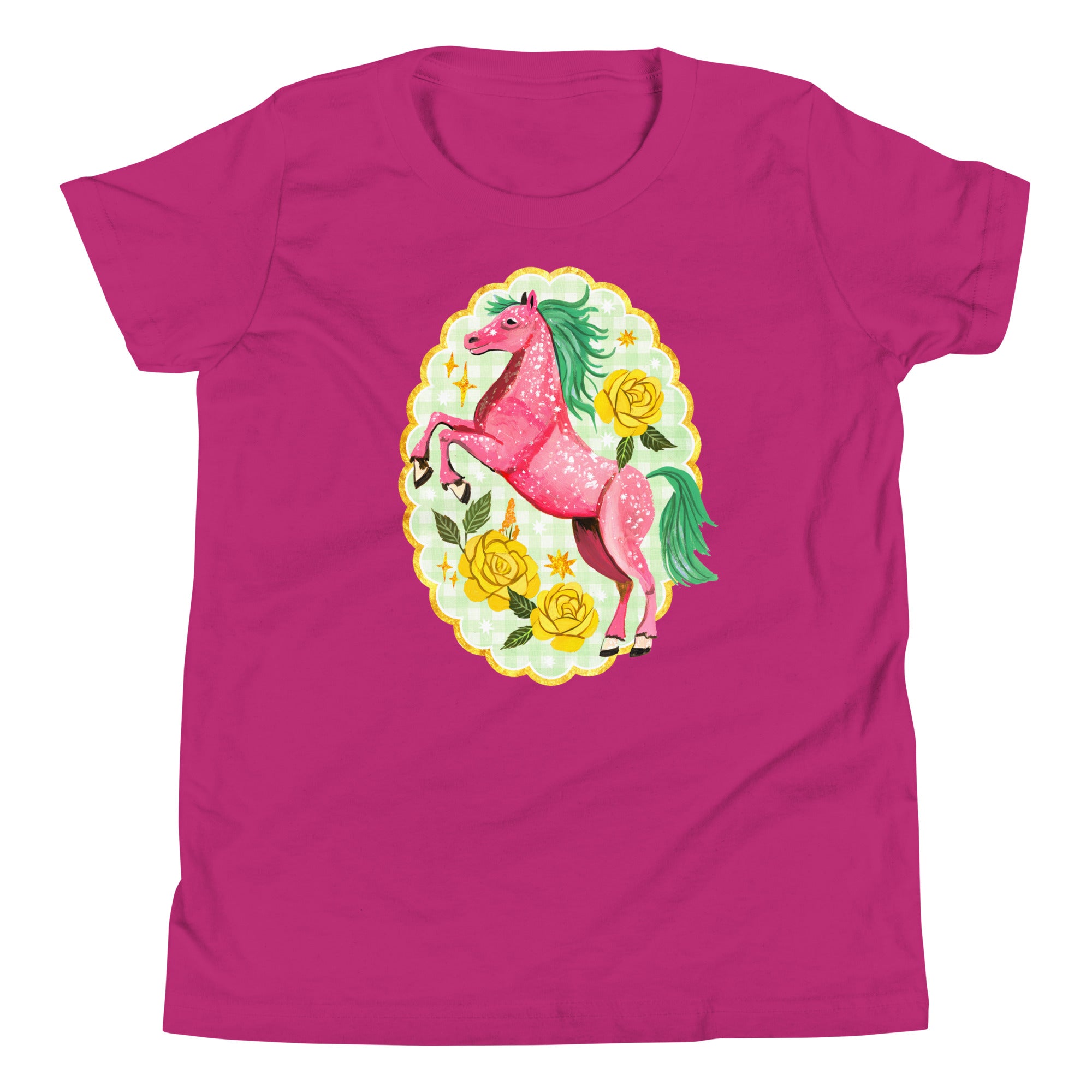 Sparkle Pony Youth T-Shirt Berry