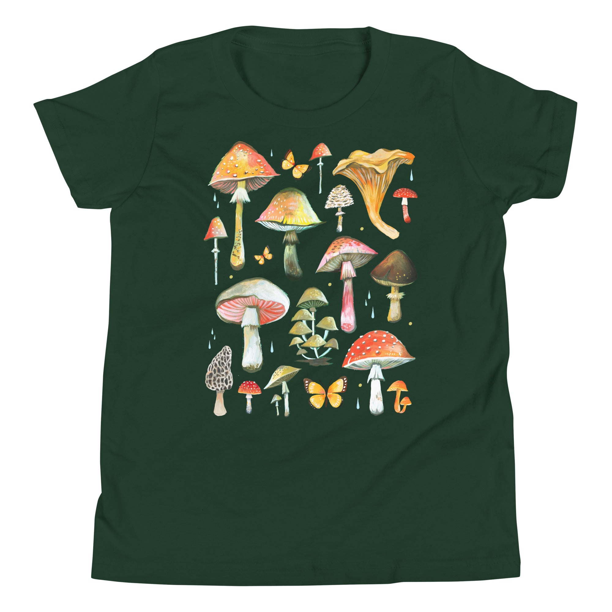 Mushroom Youth T-Shirt Forest