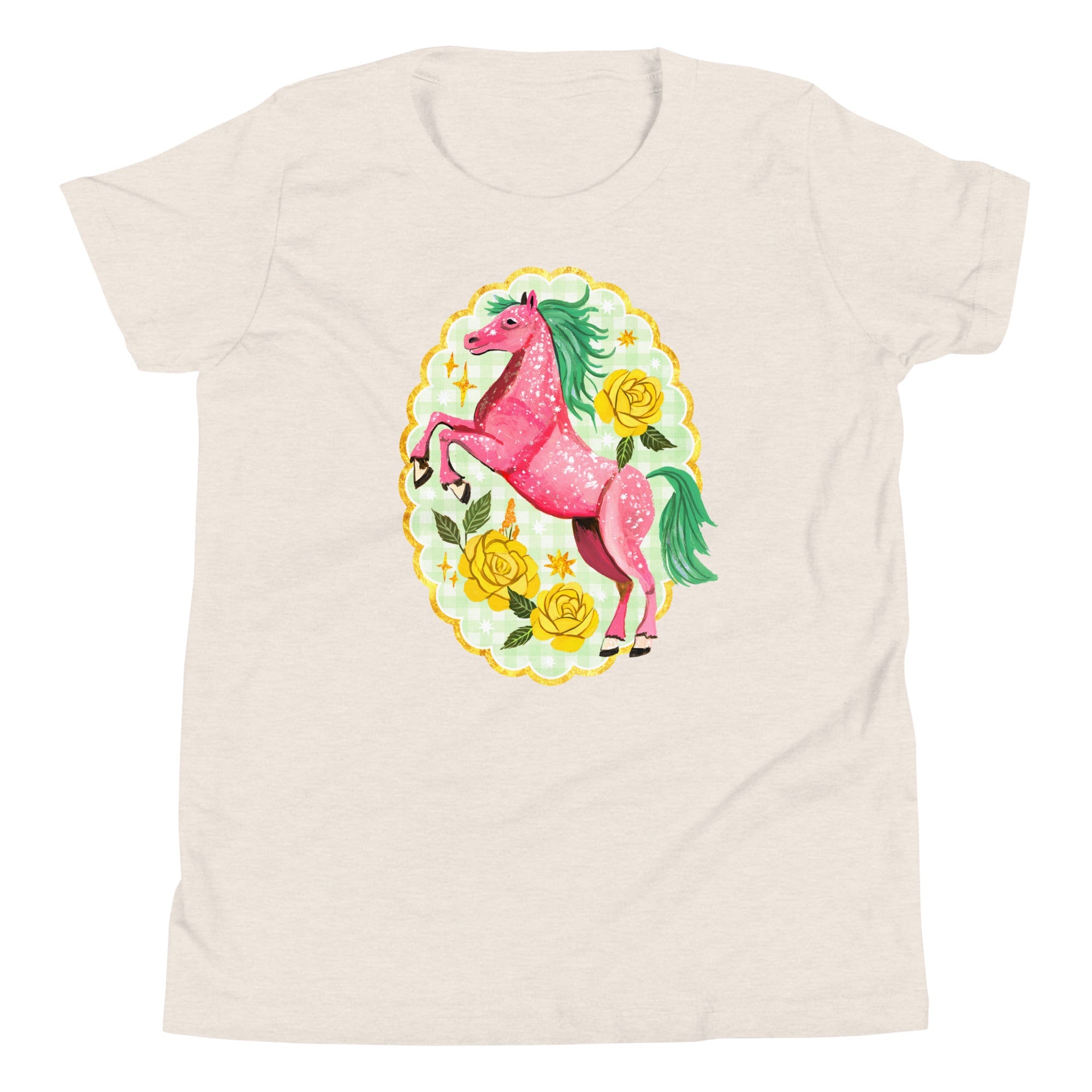 Sparkle Pony Youth T-Shirt Heather Dust