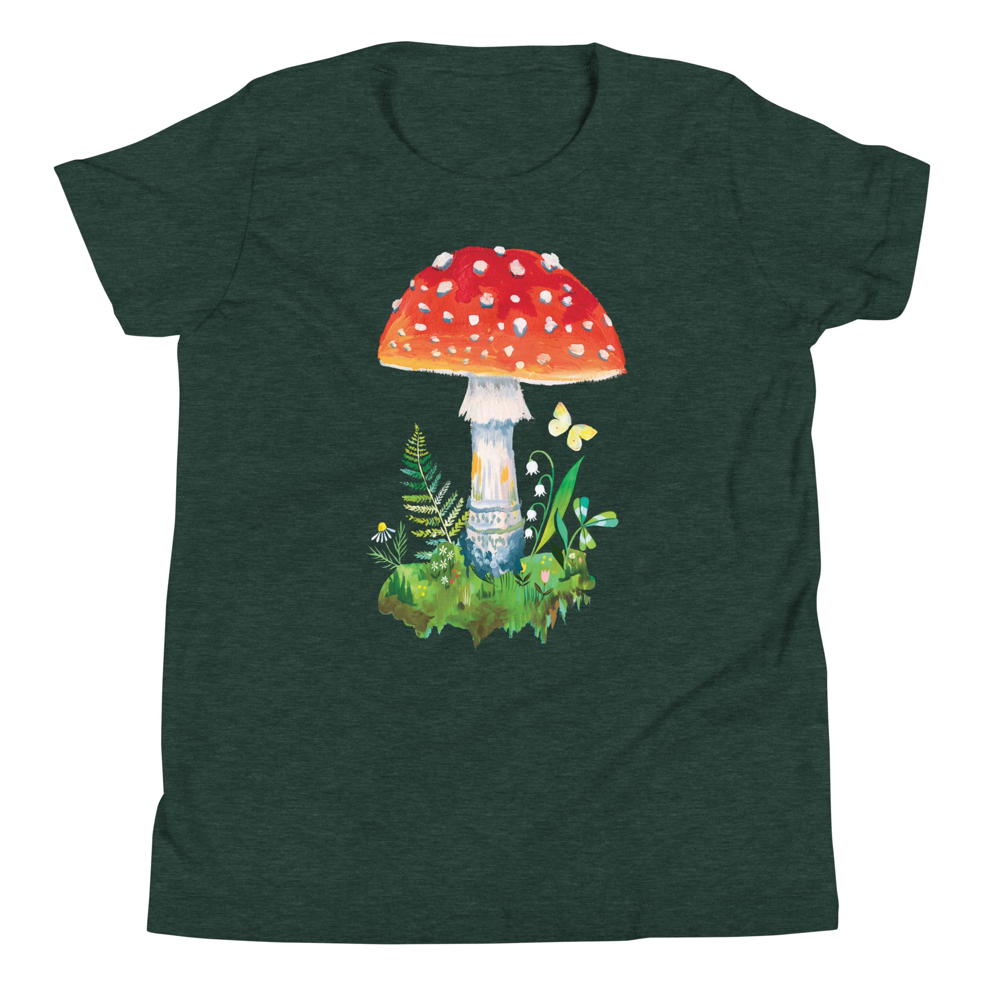 Amanita Mushroom Youth T-Shirt