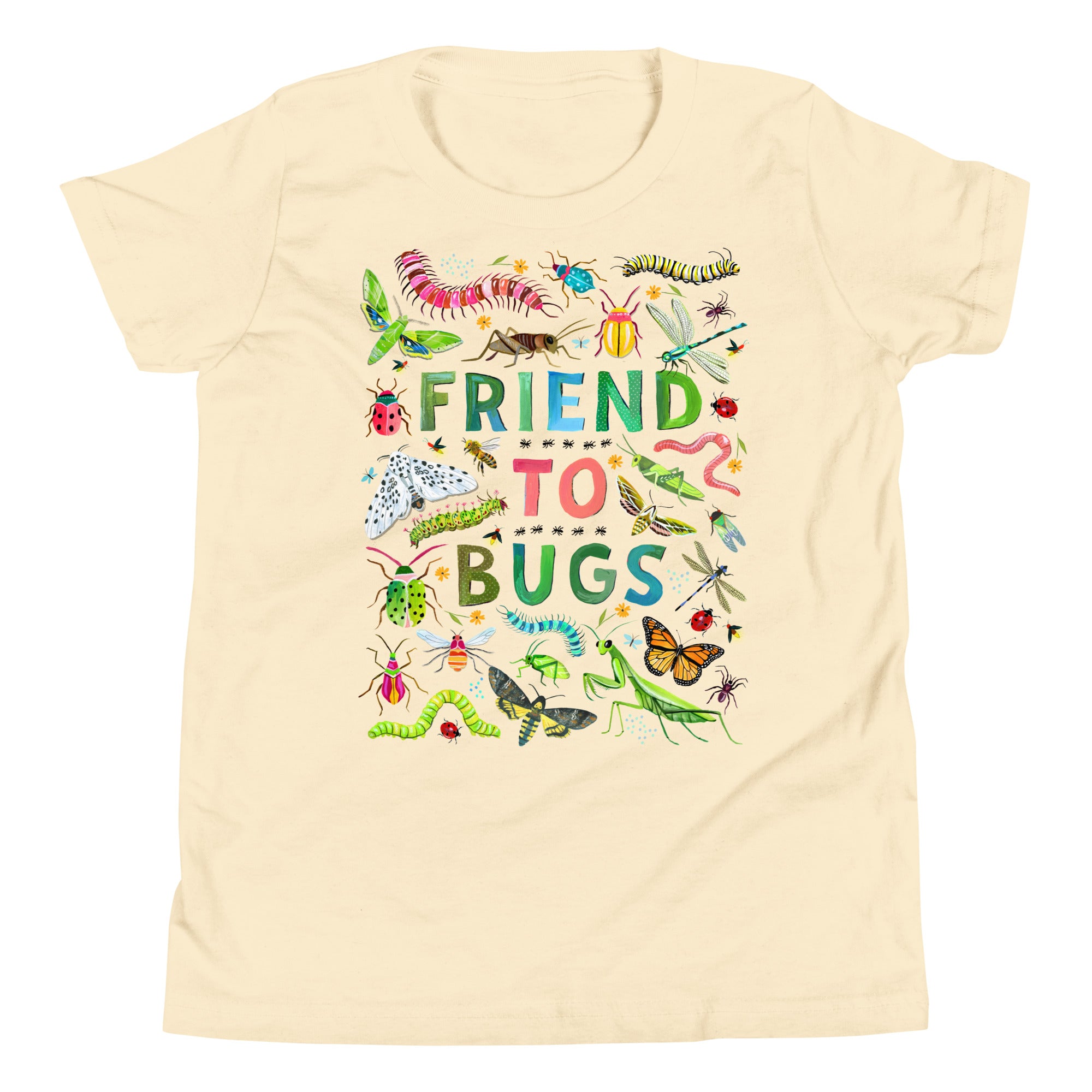 KIDS Friend To Bugs T-Shirt Natural
