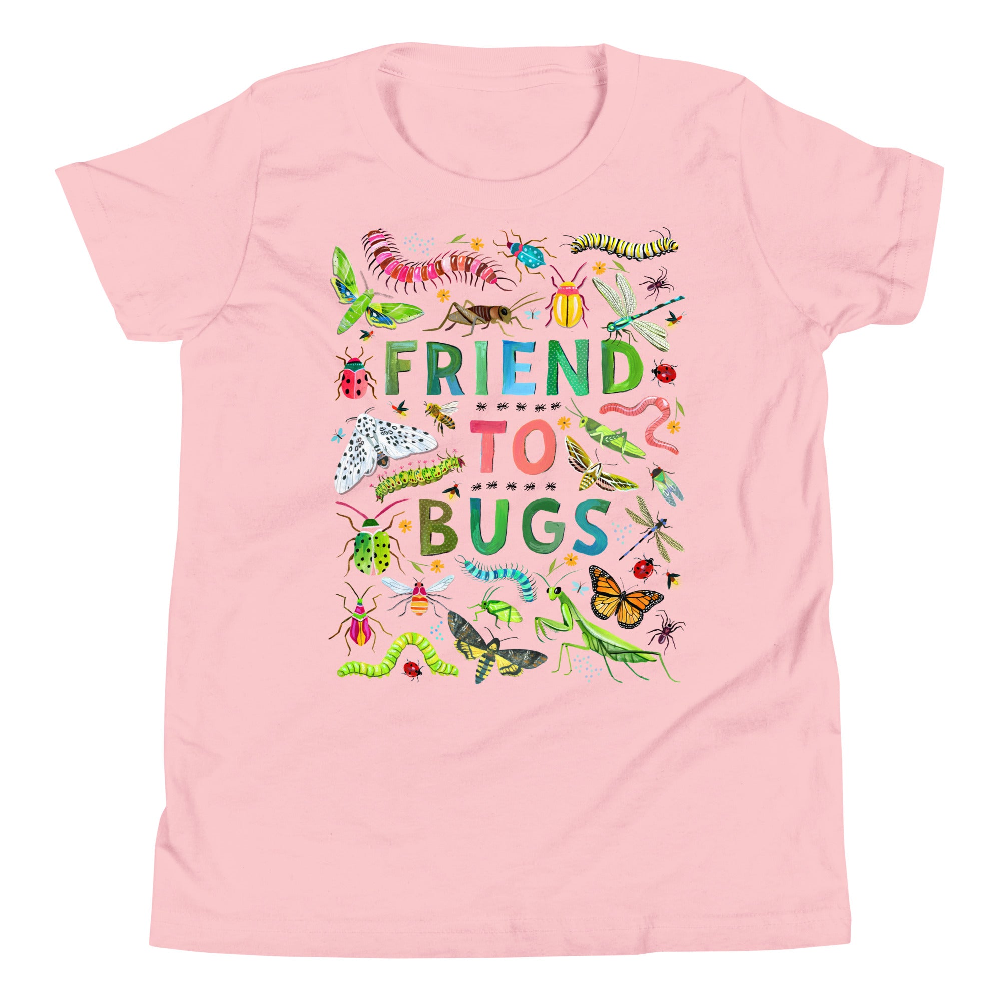 KIDS Friend To Bugs T-Shirt Pink