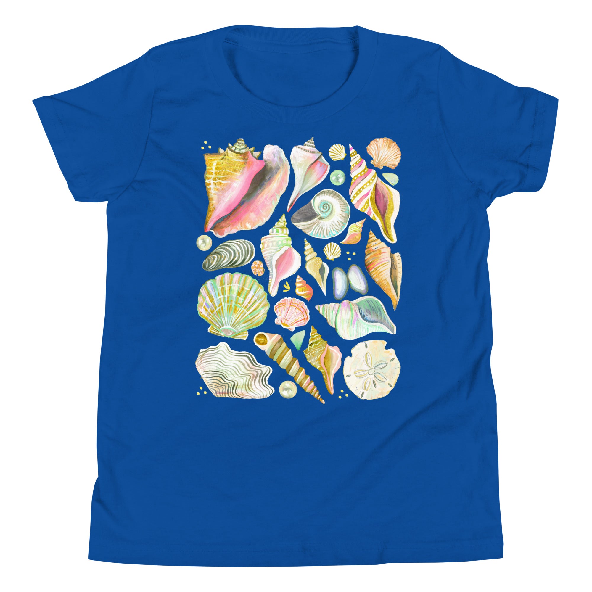 Seashell Youth T-Shirt True Royal
