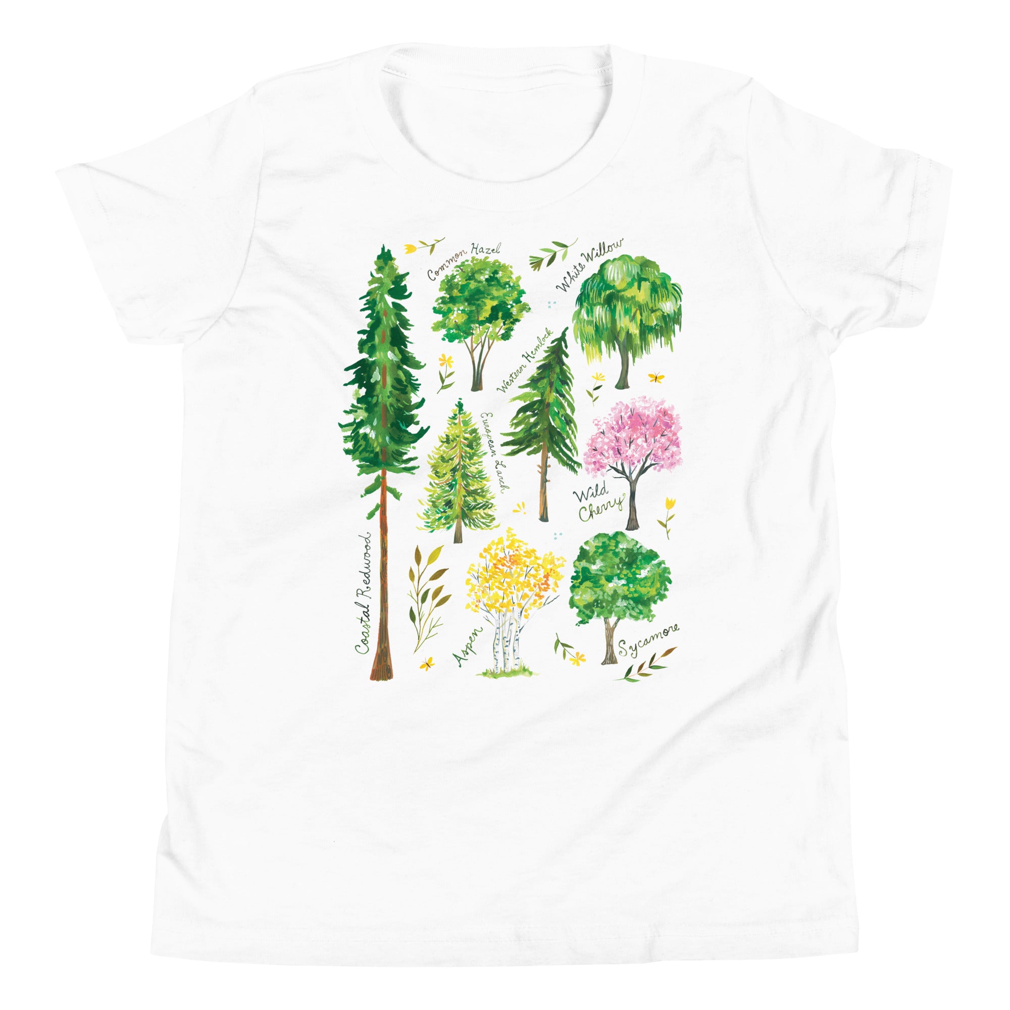 Tree Chart Youth T-Shirt White